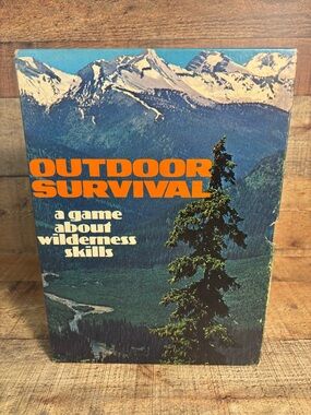 Avalon Hill Outdoor Survival Game About Wilderness Skills 100% COMPLETE 1972